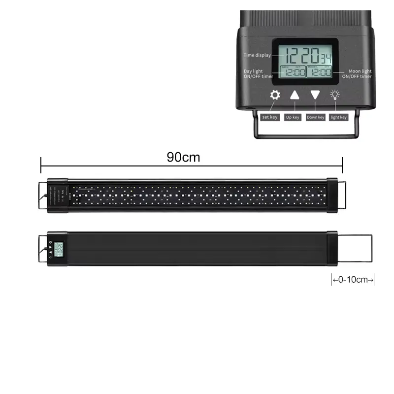 Marine Aquarium Hours - Wysokiej jakości wodoodporna lampa akwariowa SIROKA