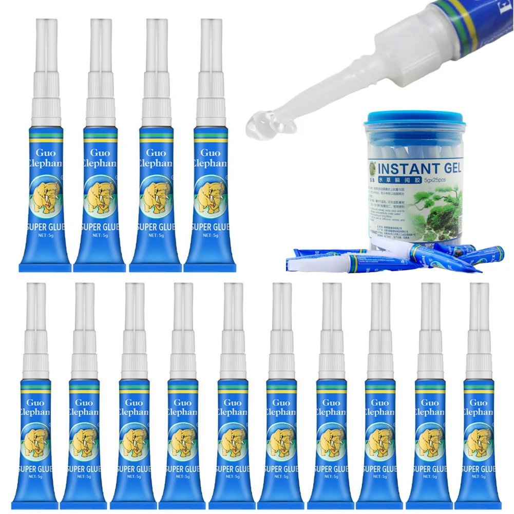 Marine Aquarium Glue - Żyłki roślin wodnych Drewno pływające Żel