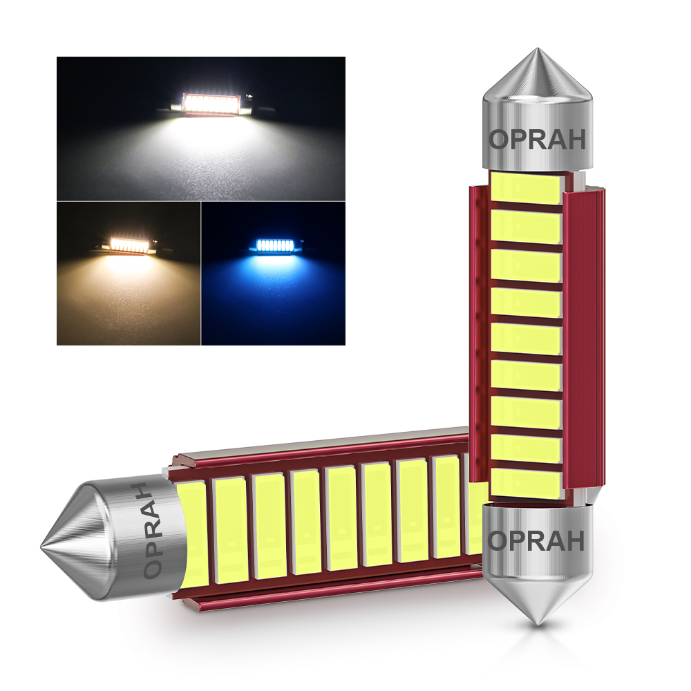 Actinic Blue Led - 2 sztuk 31mm 36mm 39mm 41mm