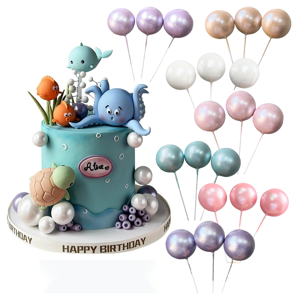 Topper na tort ze zwierzętami  – Marine Aquarium Decorations recenzja i cena
