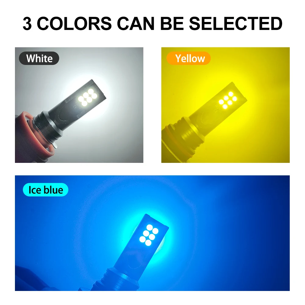 2 szt. Żarówki LED H8 H11 9005 – Actinic Blue Led recenzja i cena