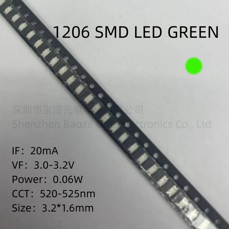 1206 SMD LED czerwony żółty zi – Actinic Blue Led recenzja i cena