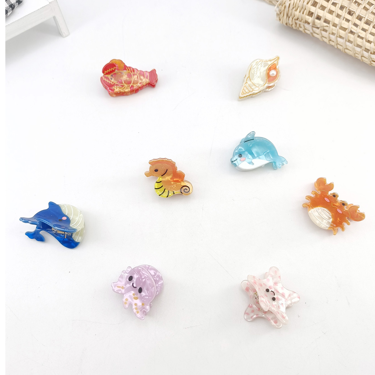 2 SZT. Octanowe Spinki do Włos – Marine Aquarium Decorations recenzja i cena