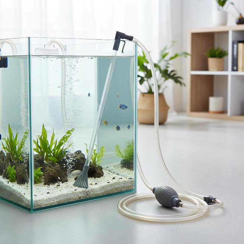 Szczelny syfon do akwarium, po – Marine Aquarium Water Change recenzja i cena