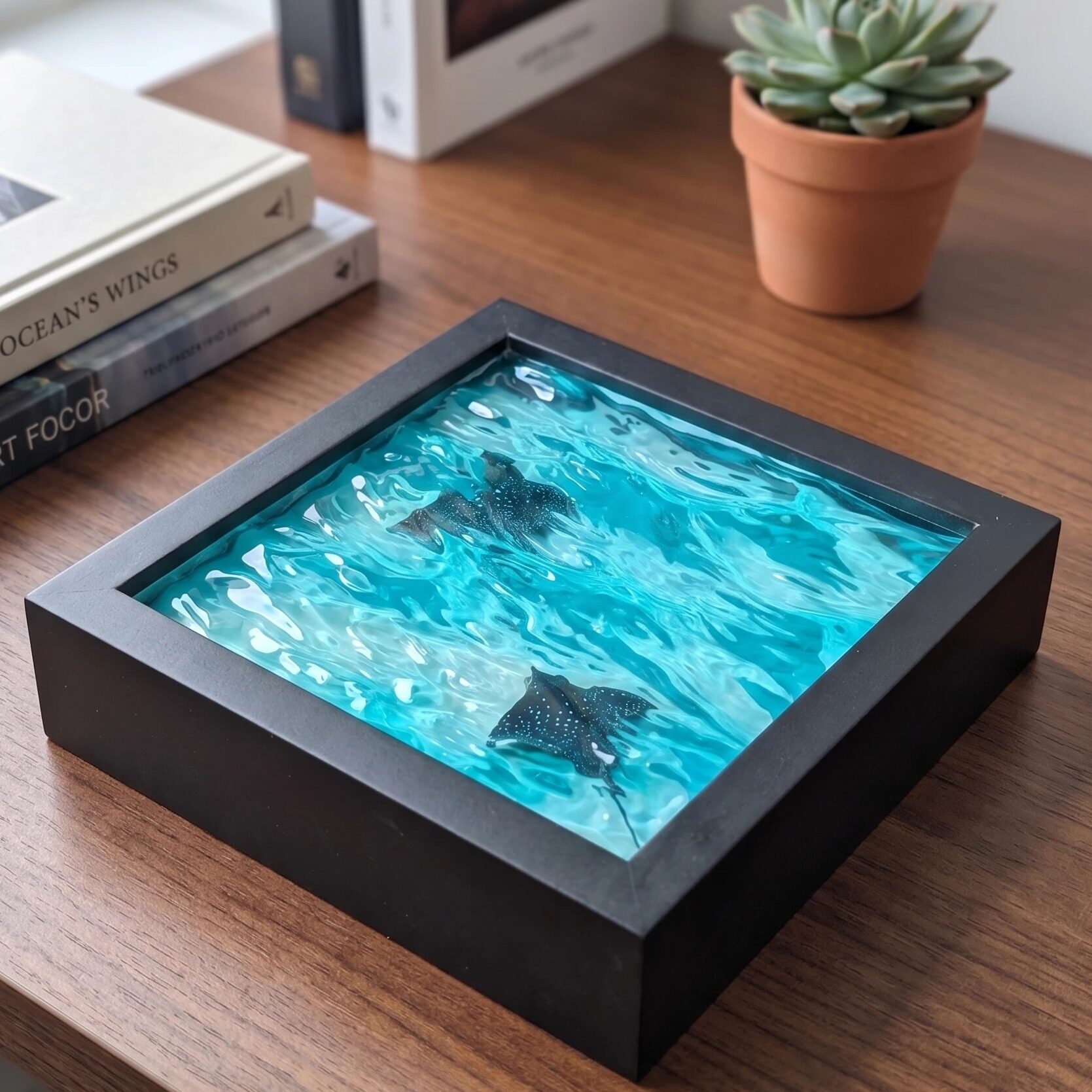 Rzeźba wieloryba z żywicy 3D,  – Marine Aquarium Decorations recenzja i cena