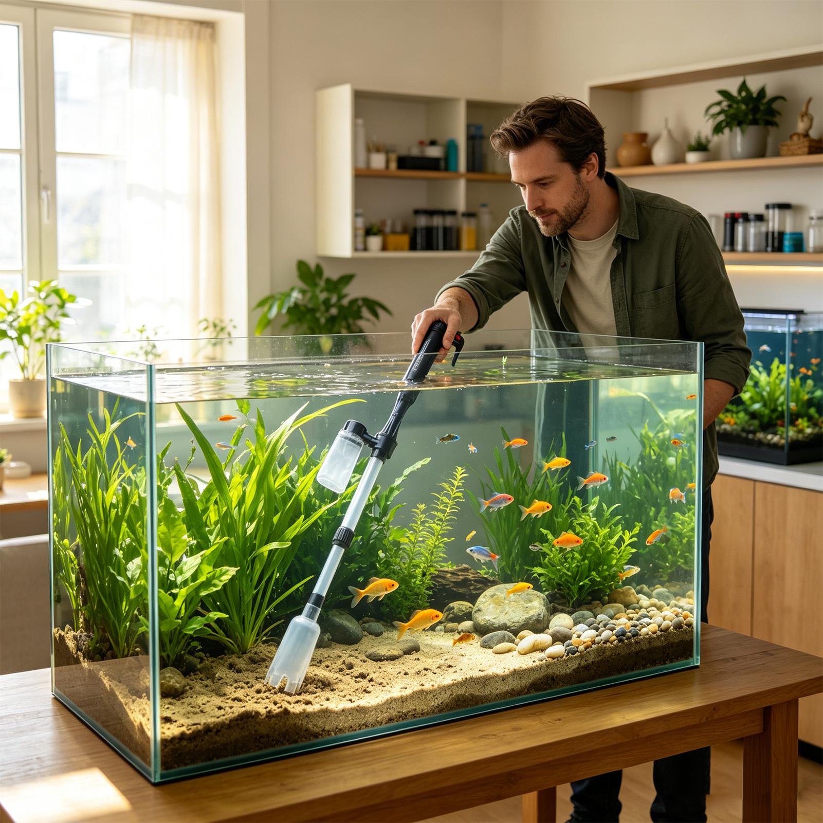 Odkurzacz akwariowy z regulowa – Marine Aquarium Water Change recenzja i cena