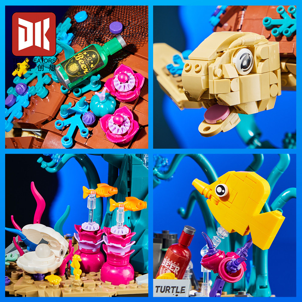 Zestaw klocków konstrukcyjnych – Marine Aquarium Cube recenzja i cena