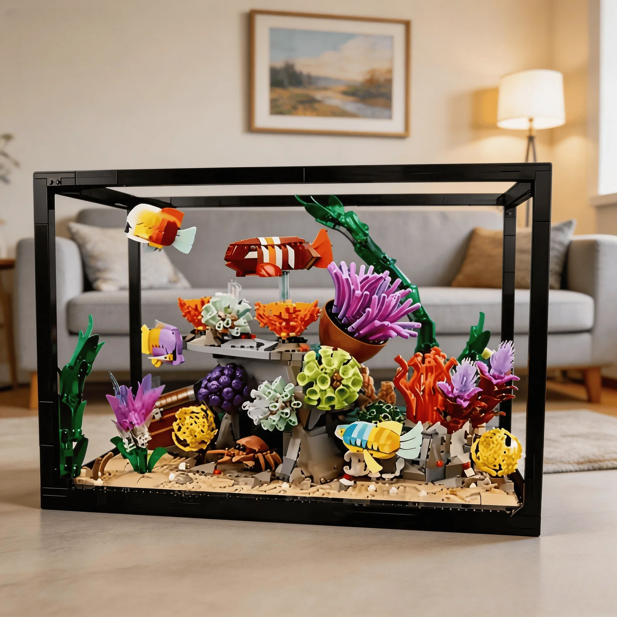 Nowa dekoracja akwarium tropik – Marine Aquarium Cube recenzja i cena