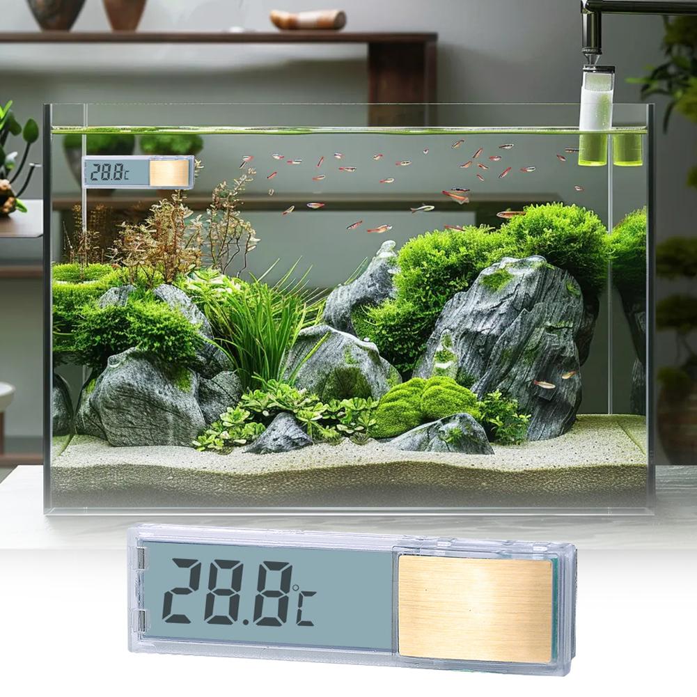 Termometr akwariowy 3D z cyfro – Marine Aquarium Decorations recenzja i cena