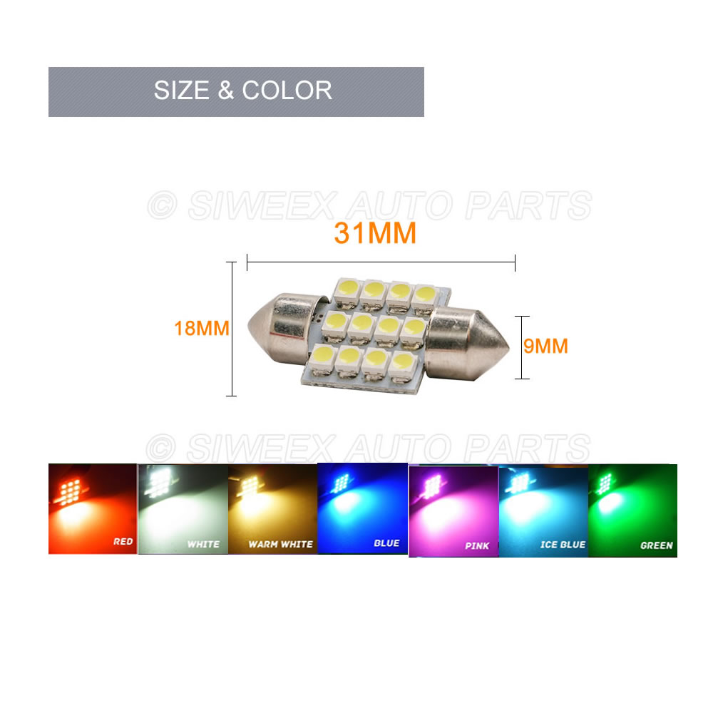 31mm 3528 1210 SMD 12 LED Samo – Actinic Blue Led recenzja i cena
