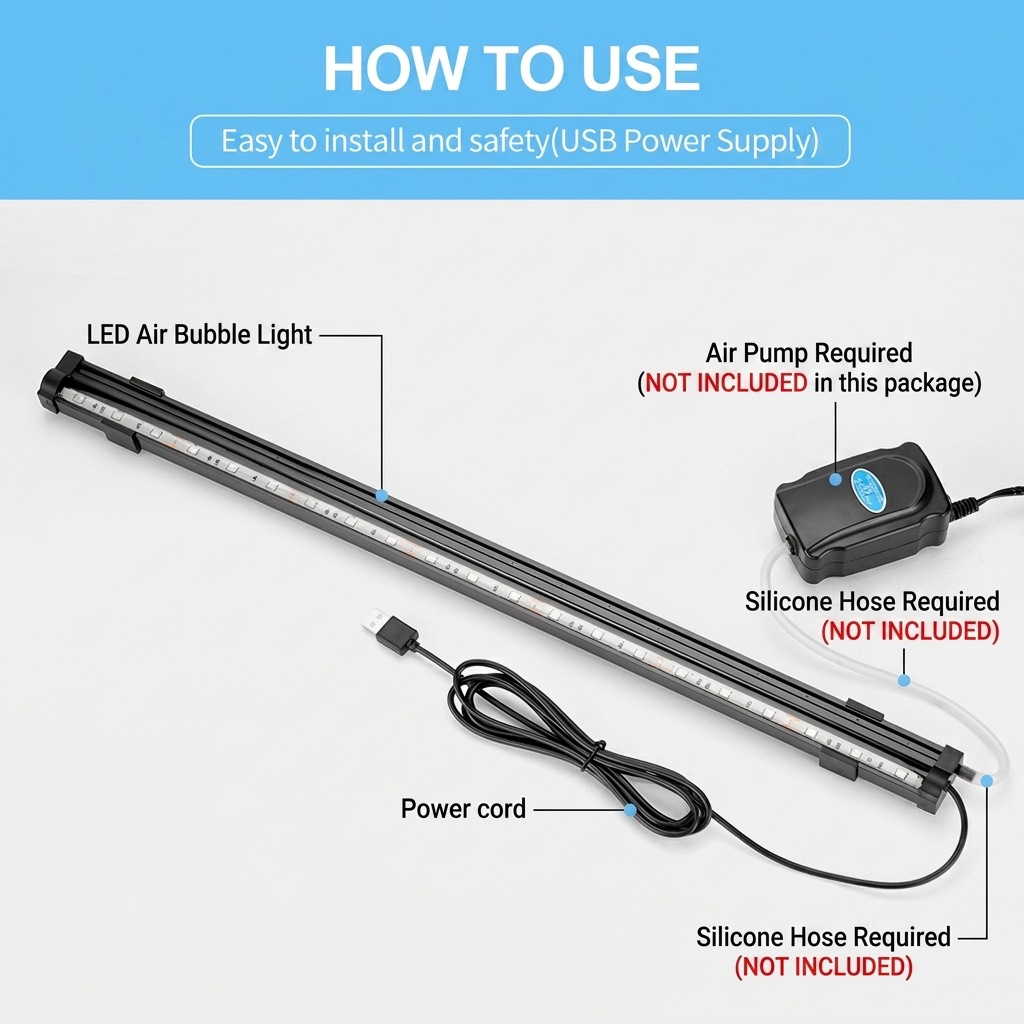 USB LED Lampa do Akwarium z Ef – Marine Aquarium Decorations recenzja i cena
